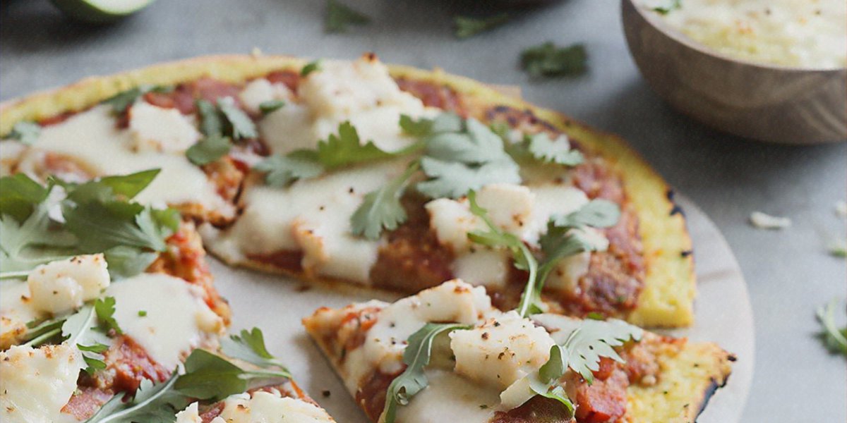 Cauliflower Crust Pizza - Hero Image