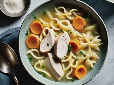 Classic Chicken Noodle Soup - Card Image