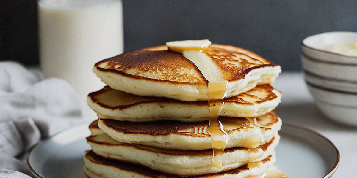 Fluffy Buttermilk Pancakes - Hero Image