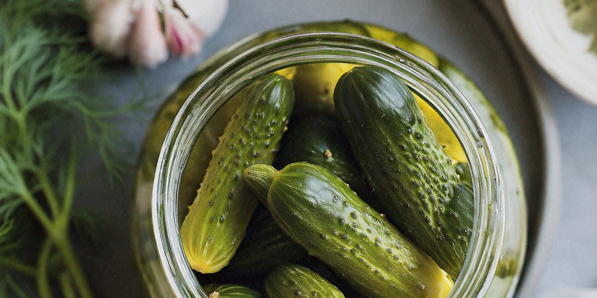 Dill Pickled Cucumbers - Hero Image