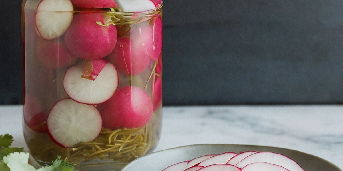 Quick Pickled Radishes - Hero Image